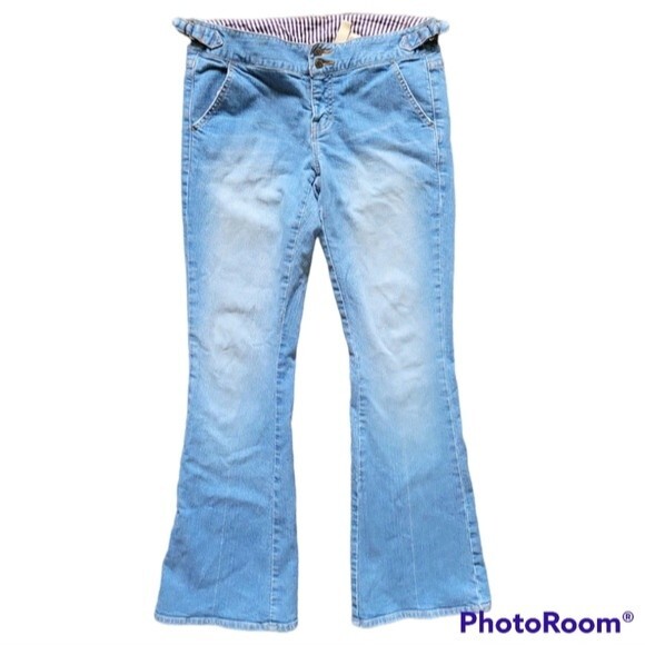 G UNIT Blue Flare Jeans - 9 - Picture 3 of 12